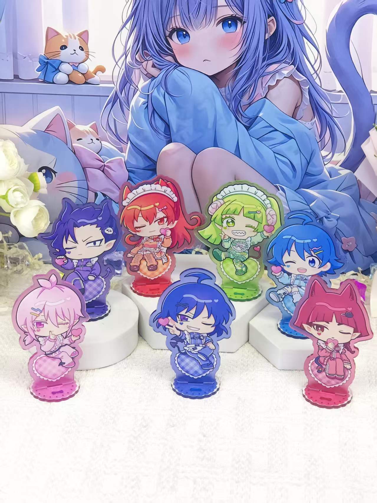 Figma Stand Set - مجموعة حاملات أكريليك بتصميم 