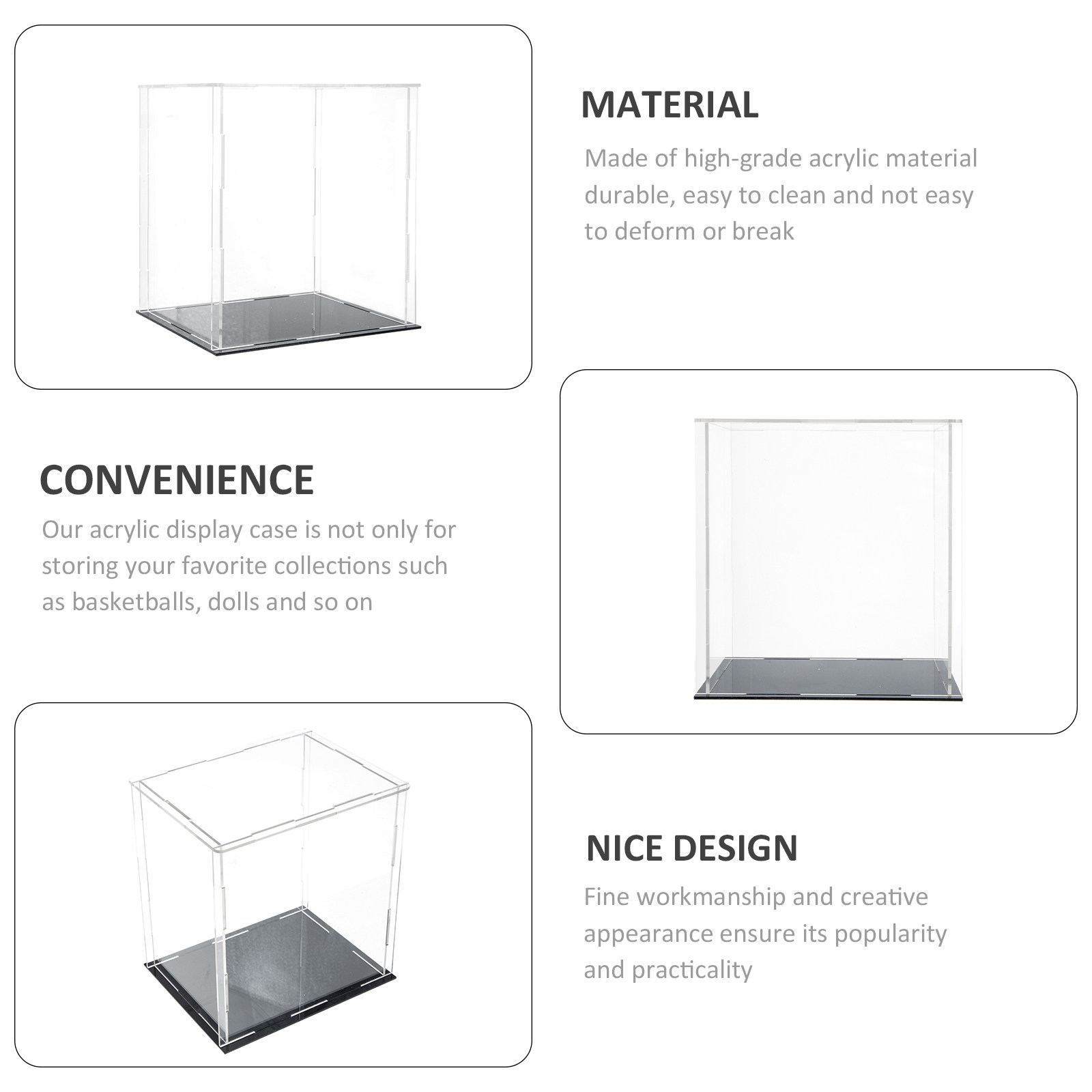 علبة عرض شفافة من الأكريليك، ص - مراجعة Display Case Acrylic وسعره