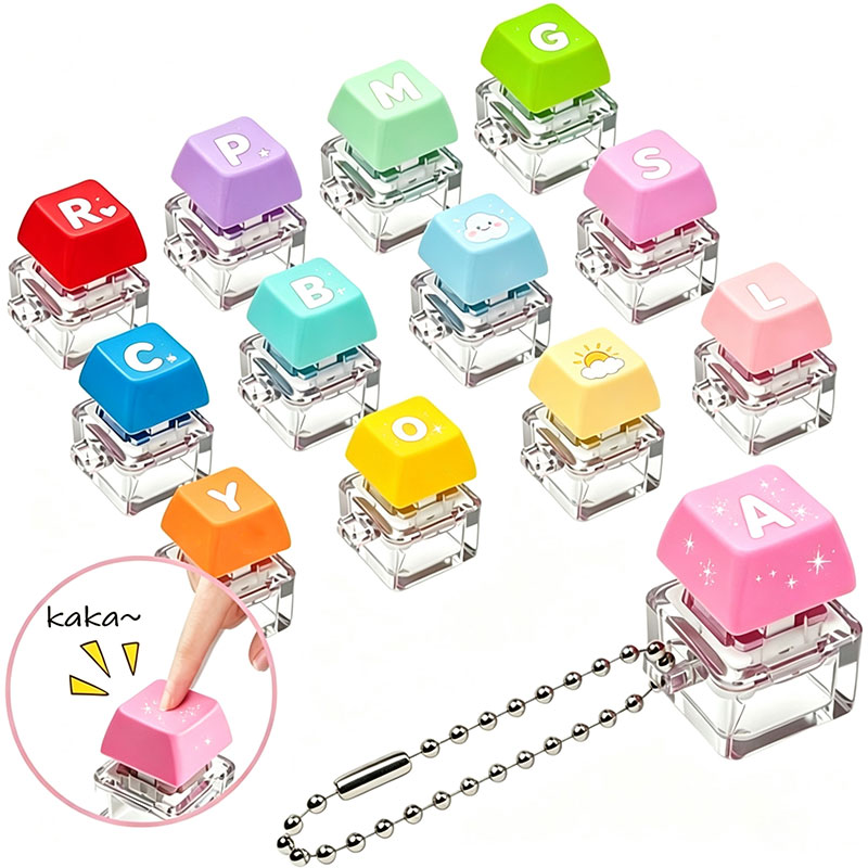 ميدالية مفاتيح مخصصة بزر واحد  - مراجعة Fidget Cube Original وسعره