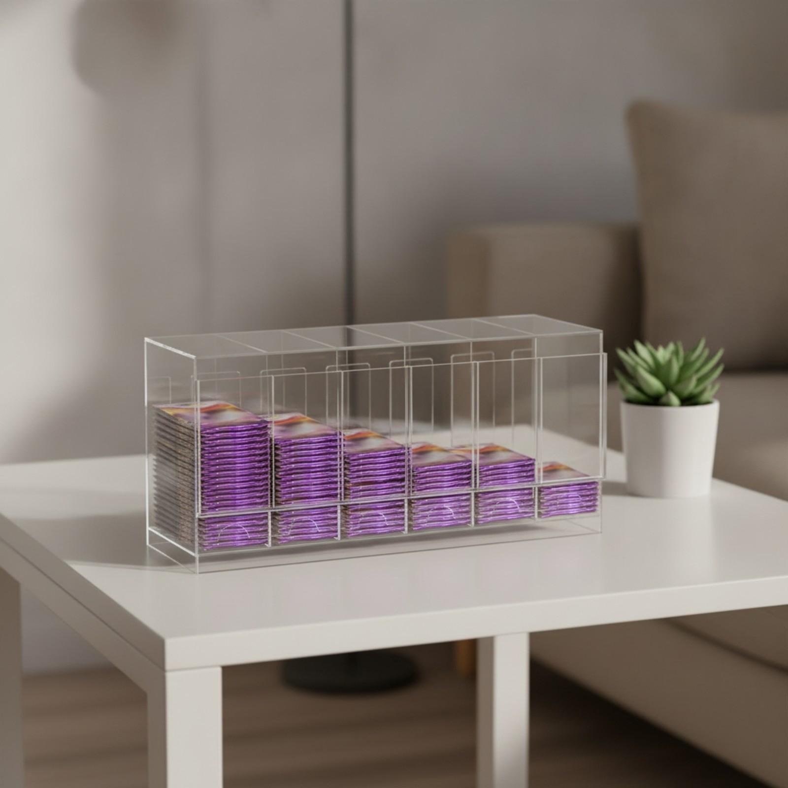 علبة عرض لتخزين حزم البطاقات،  - مراجعة Display Case Acrylic وسعره