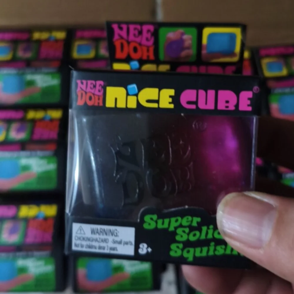 NEEDOH مكعب قوس قزح مطاطي لتخف - مراجعة Fidget Cube Original وسعره